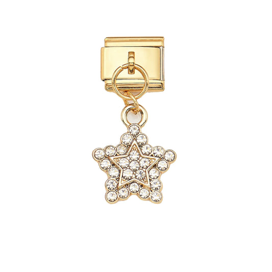 Charm Italiano Estrella Acero Inoxidable