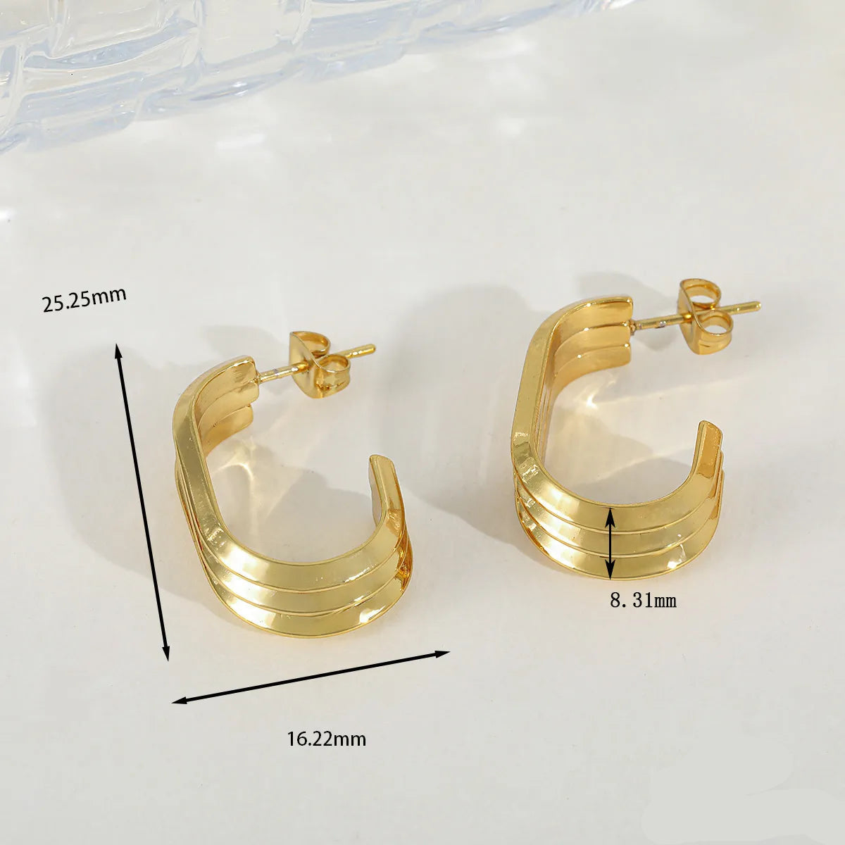 Aretes Triples Acero Inoxidable