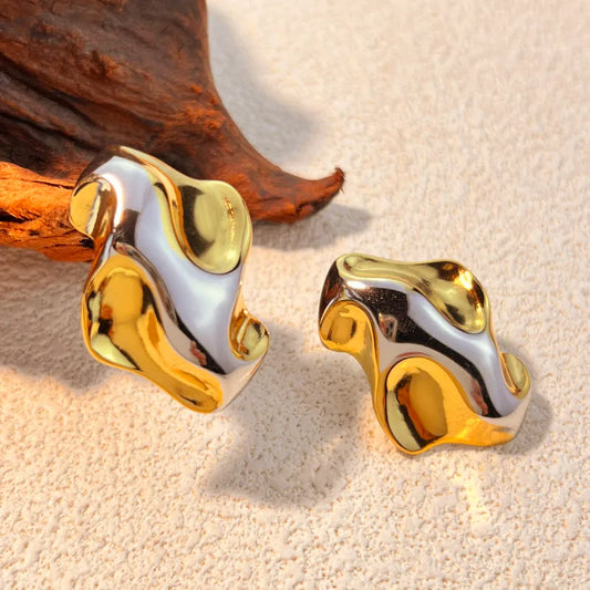 Aretes Irregular Acero Inoxidable