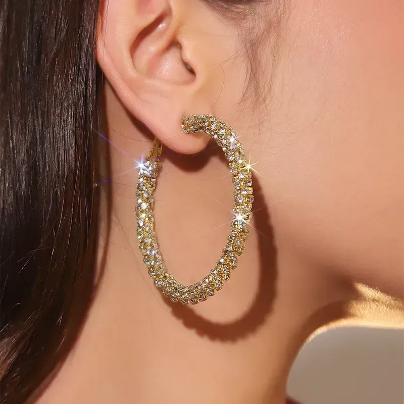 Arracadas Grandes Diamante