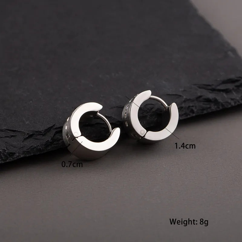 Par Aretes Acero Inoxidable