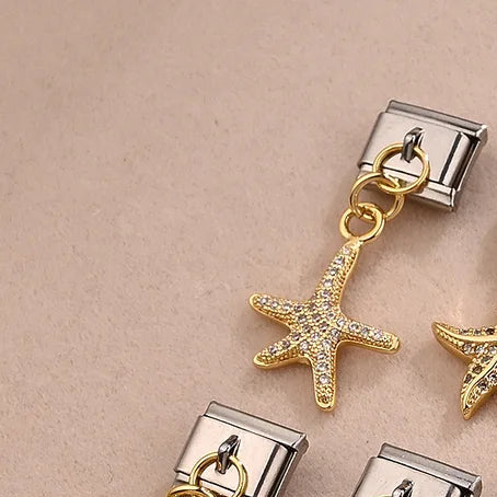 Charm Italiano Estrella Acero Inoxidable