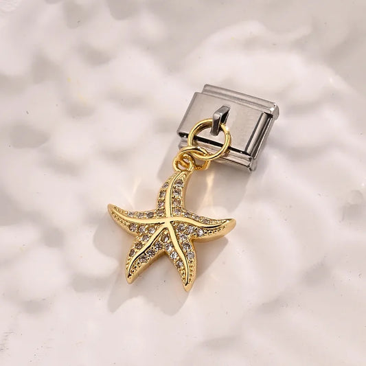 Charm Italiano Estrella Acero Inoxidable