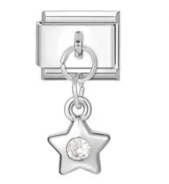 Charm Italiano Estrella Acero Inoxidable