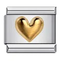 Charm Italiano Corazón Acero Inoxidable