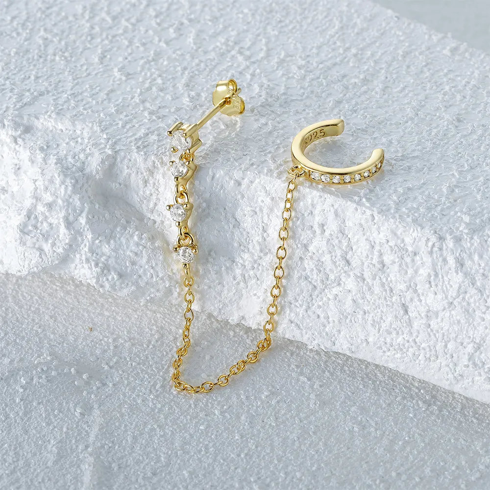 Piercing Dorado Plata De Ley 925