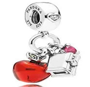 Charm Manzana Plata De Ley 925