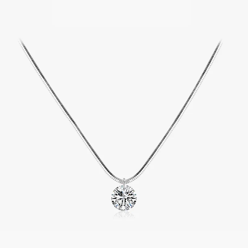 Collar Elegante Plata De Ley 925