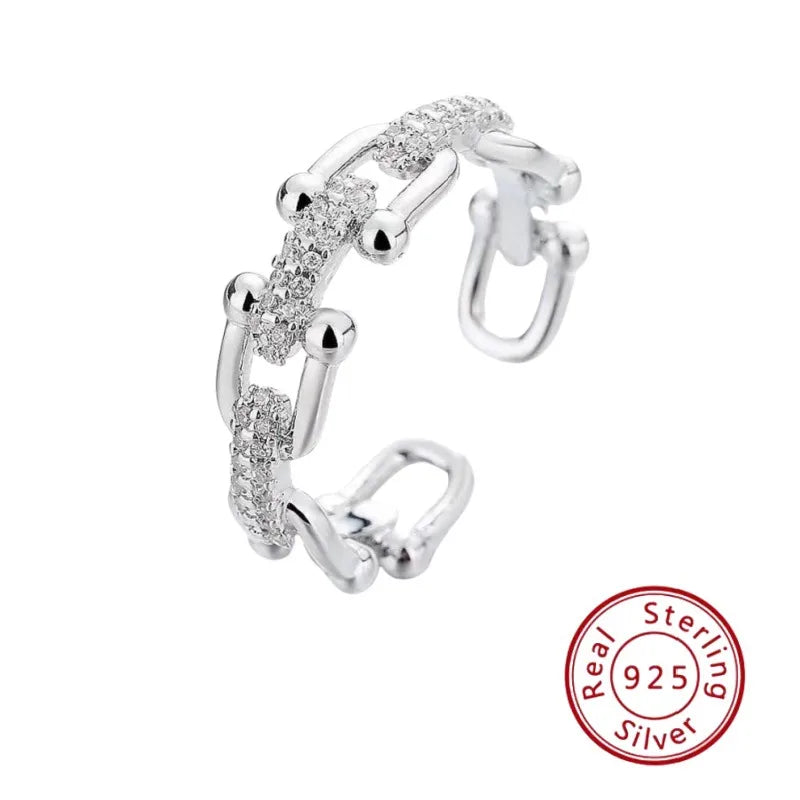 Anillo Circón Plata De Ley 925