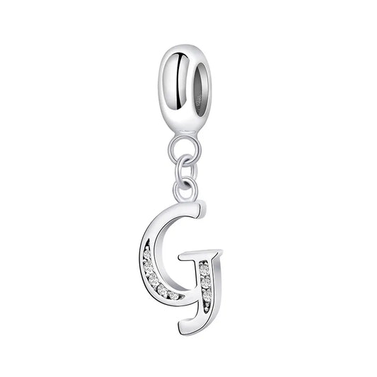Charm Letra G Plata De Ley 925
