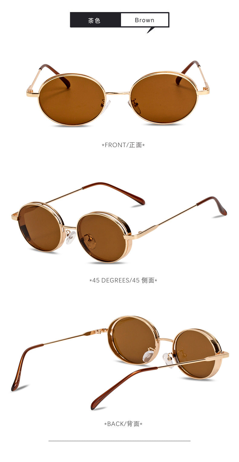 Gafas Ovaladas Marco Dorado