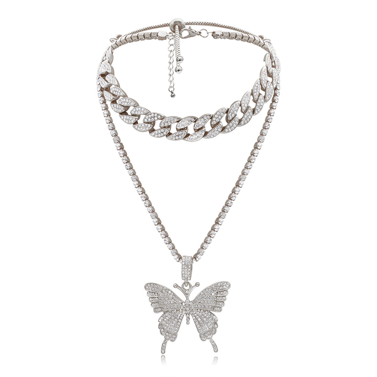 Set Collares Mariposa Cadena