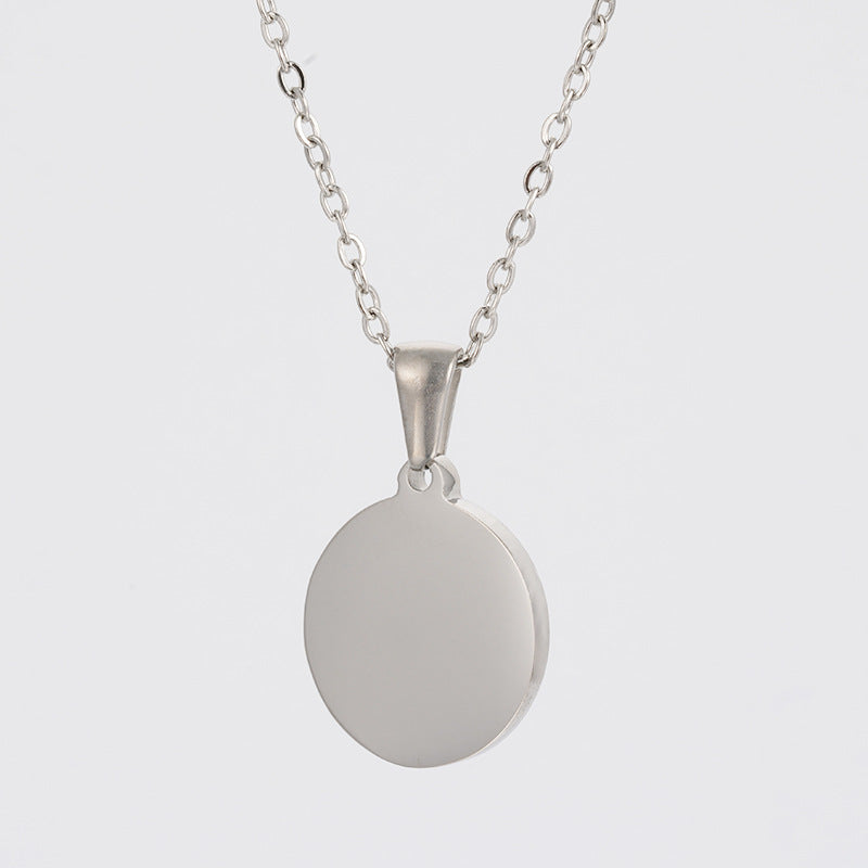 Collar Letra Acero Inoxidable