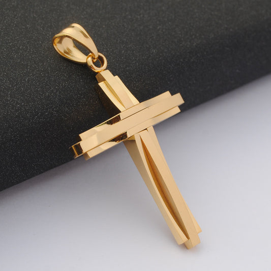 Collar Cruz Dorado