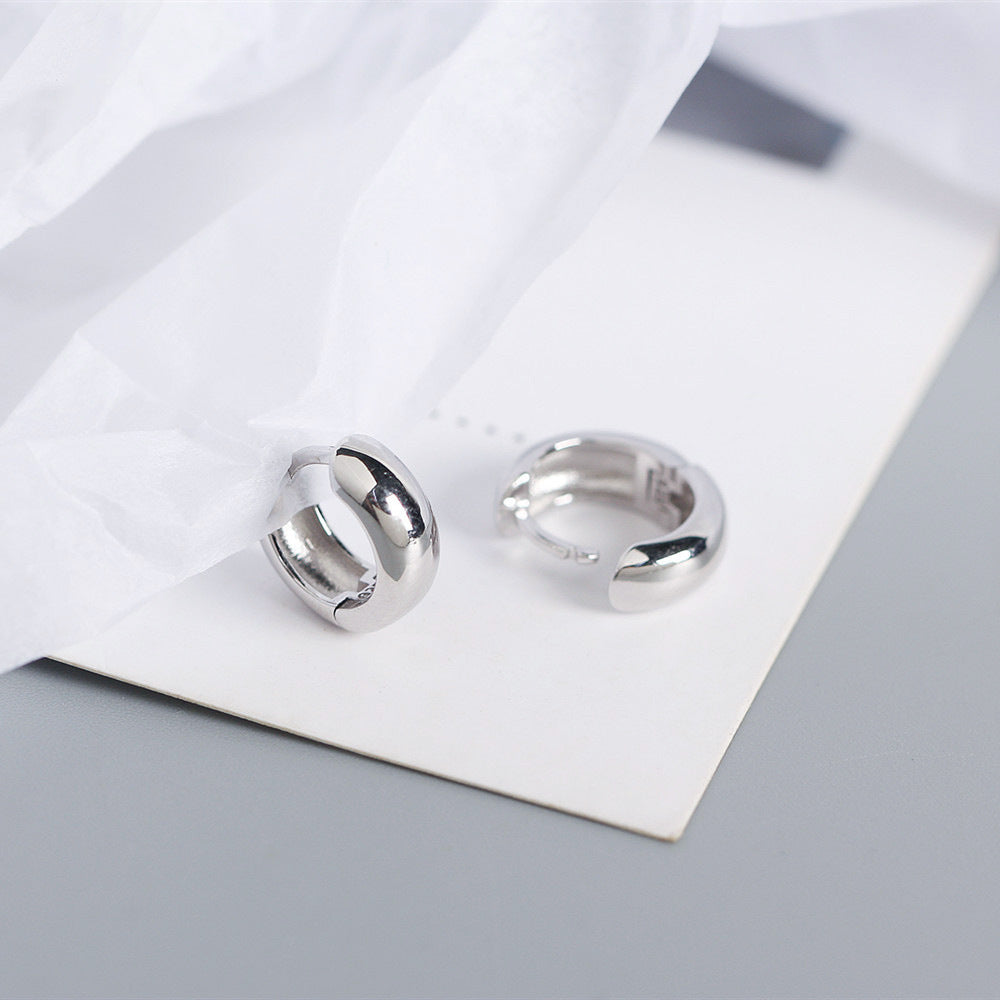 Arracadas Pequeñas 9 mm Plata 925