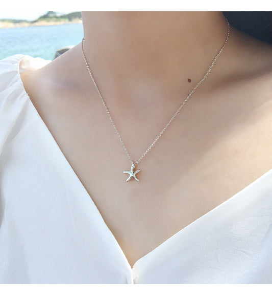 Collar Estrella de Mar Plata De Ley 925