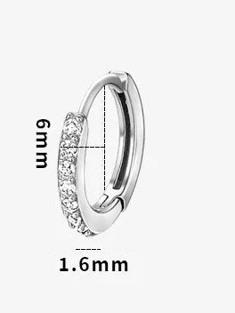 Arracadas Pequeñas Plata De Ley S925