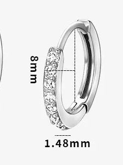 Arracadas Pequeñas Plata De Ley S925