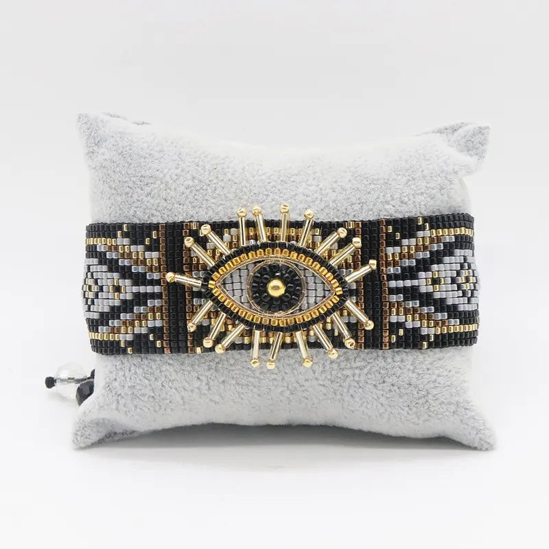 Pulsera Miyuki Bohemio Ojo Del Diablo