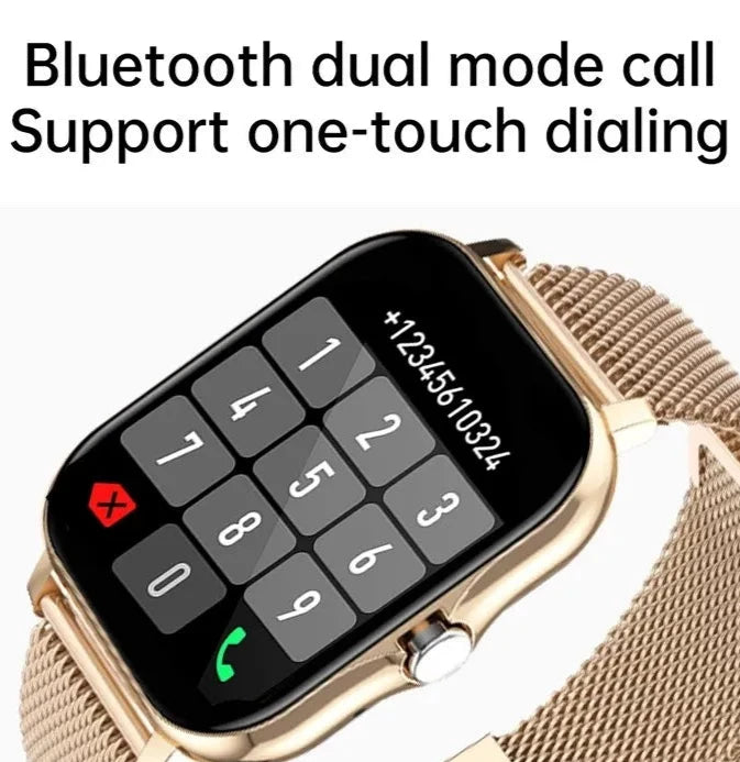 Reloj Inteligente Dorado