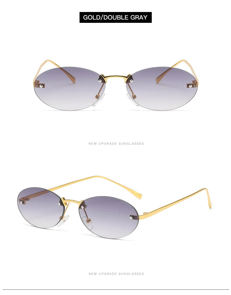 Gafas Marco Ovalado Gris Dorado