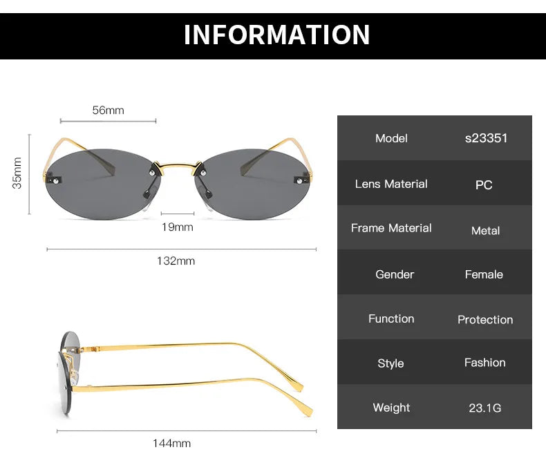Gafas Marco Ovalado Gris Dorado