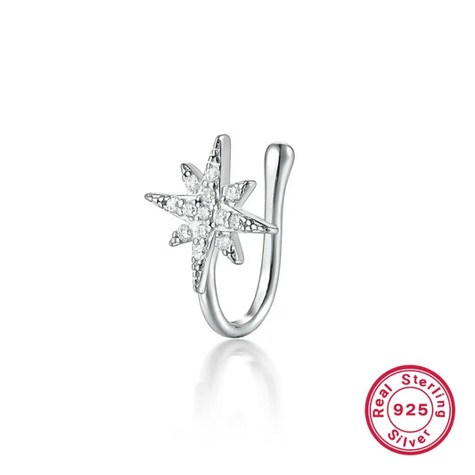 Piercing Estrella Plata Esterlina