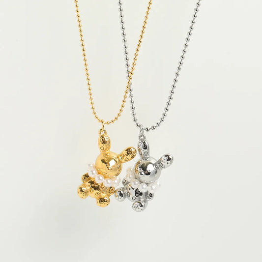 Collar Conejo Acero Inoxidable