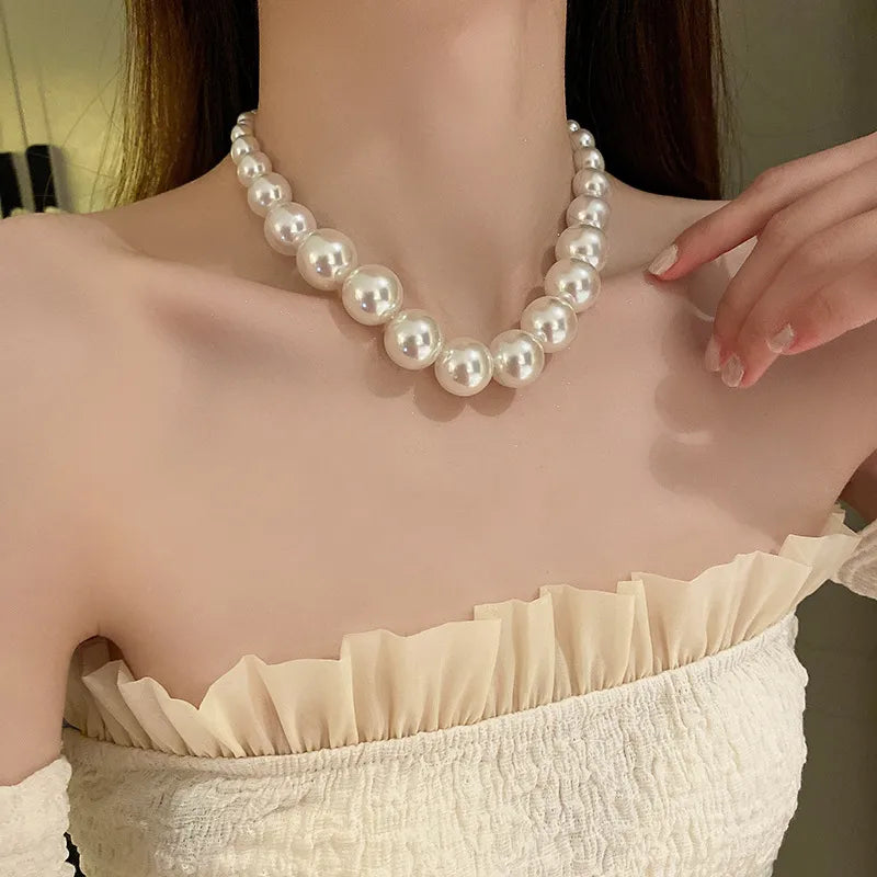 Collar Perlas Grandes