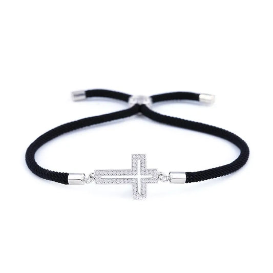 Pulsera Cruz Ajustable