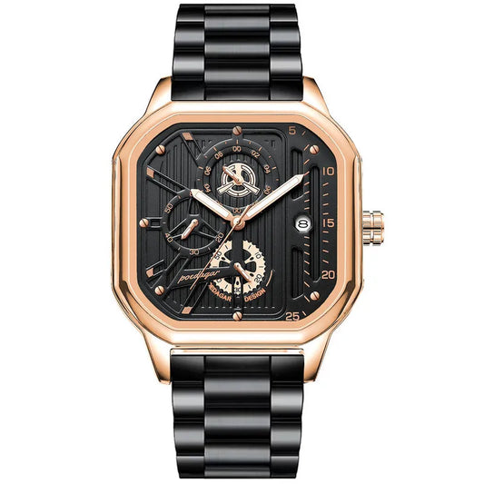 Reloj Negro Dorado