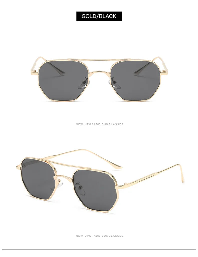 Gafas Gris Marco Dorado