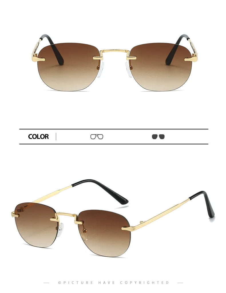 Gafas Retro Café Sin Marco