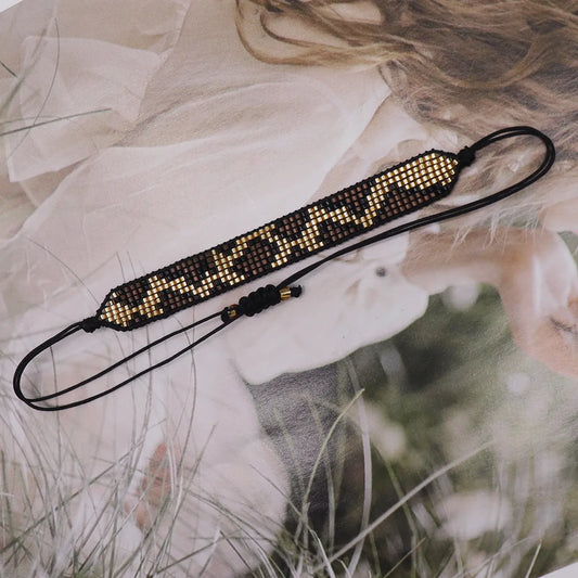 Pulsera Miyuki Vintage Leopardo