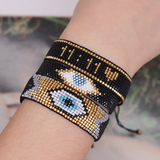 Pulseras Miyuki Ojo Del Diablo