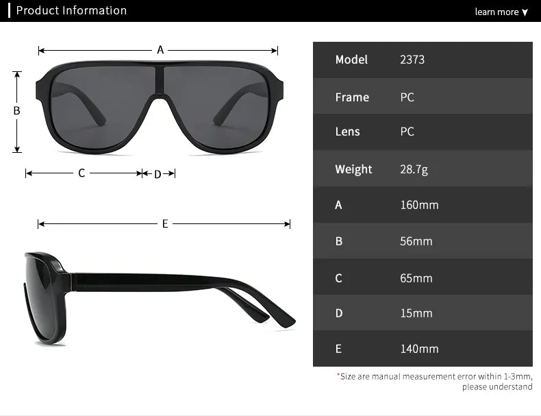 Gafas De Sapo Negras