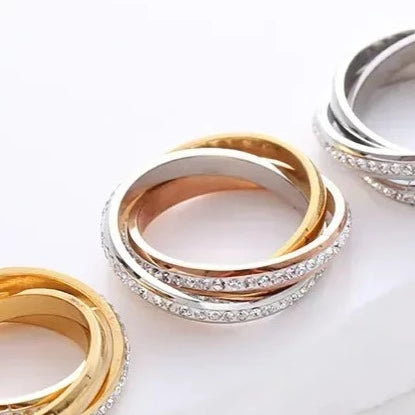 Anillo Triple Multicolor