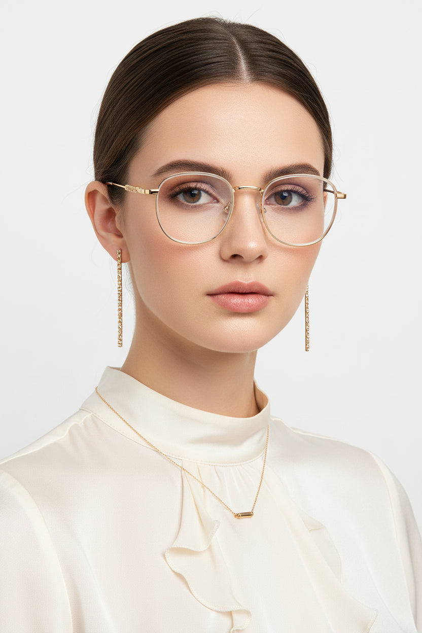 Gafas Marco Redondo Dorado