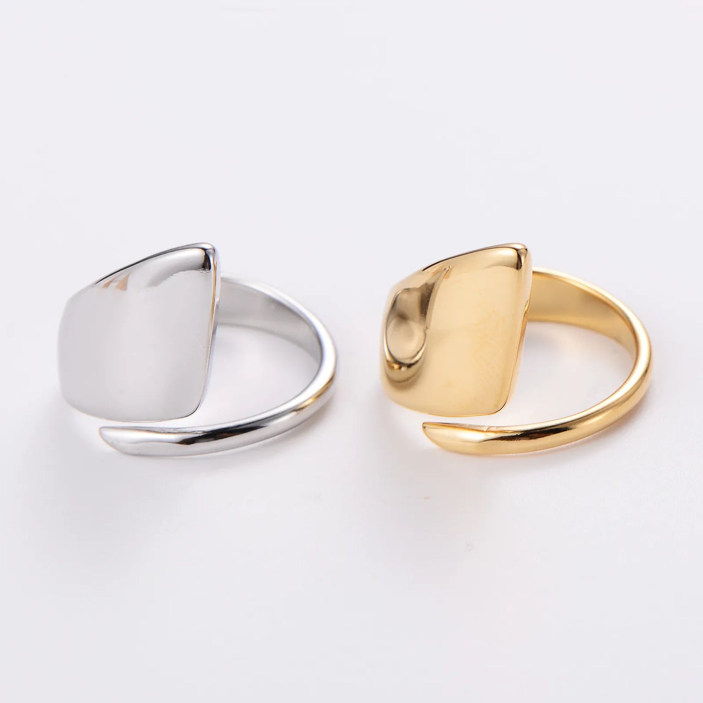 Anillo Curva Acero Inoxidable