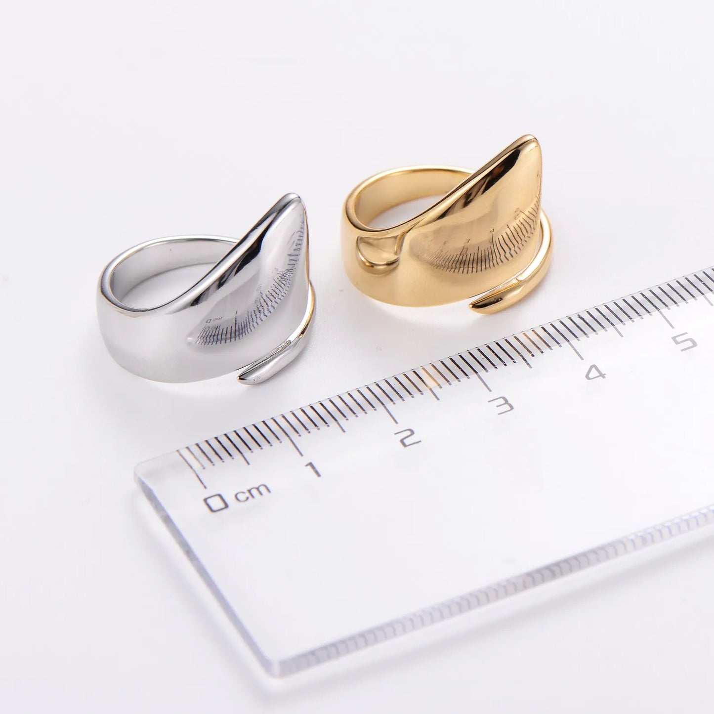 Anillo Curva Acero Inoxidable