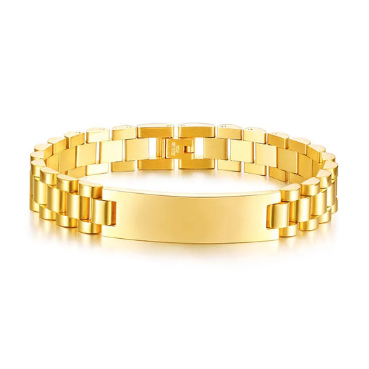 Esclava Dorada Acero Inoxidable