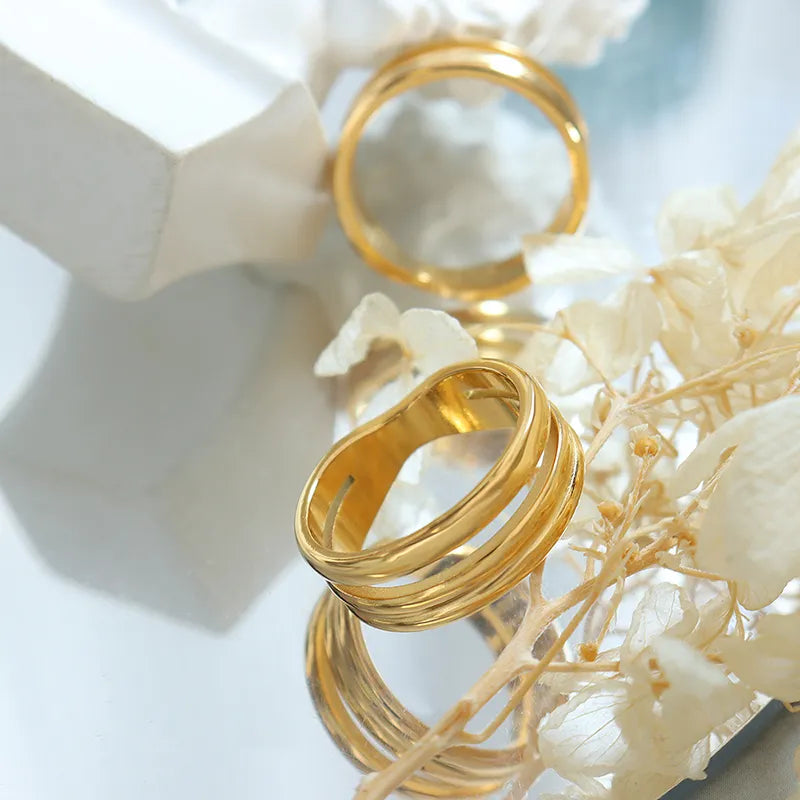 Anillo Doble Acero Titanio