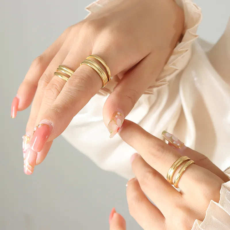 Anillo Doble Acero Titanio