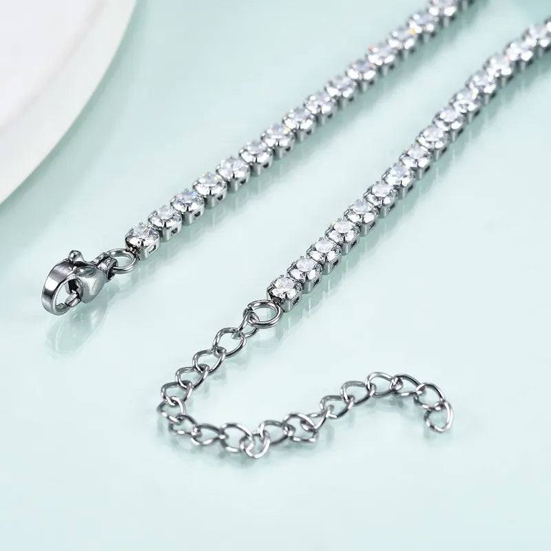 Pulsera Circón Acero Titanio