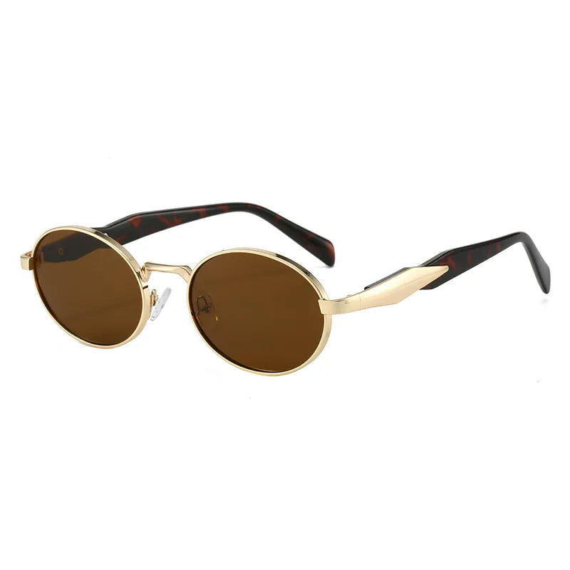 Gafas de Sol Marco Dorado Ovalado