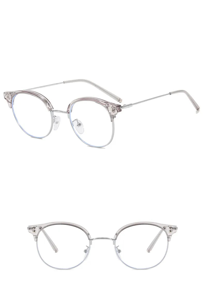 Gafas Marco Redondo Gris Transparente