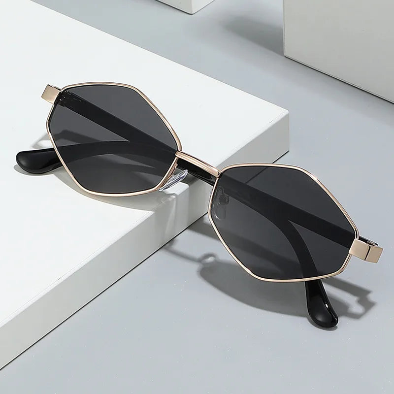 Gafas Polígono Marco Dorado