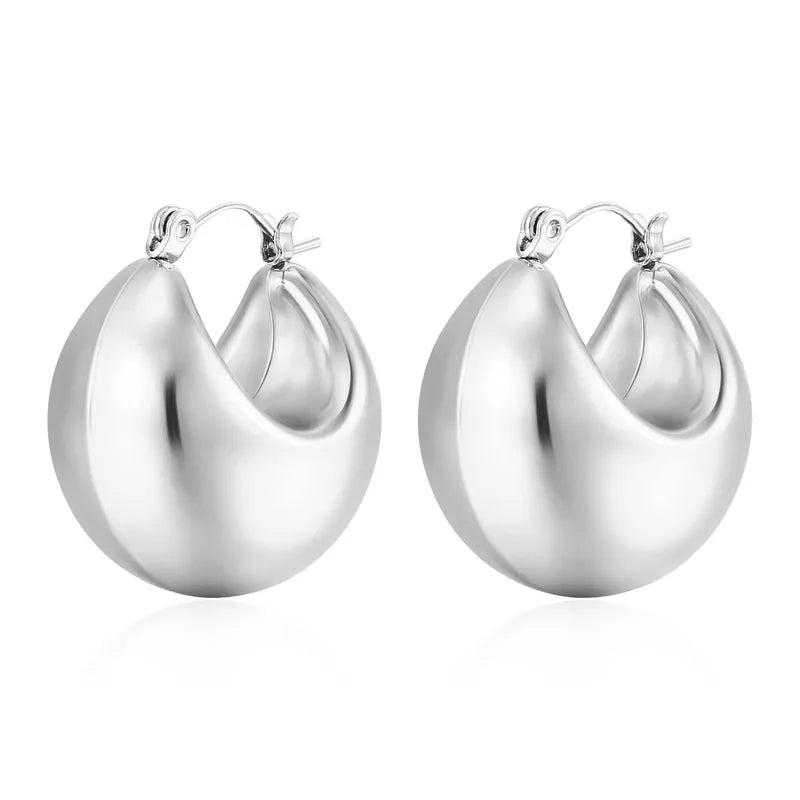 Aretes Retro Acero Inoxidable