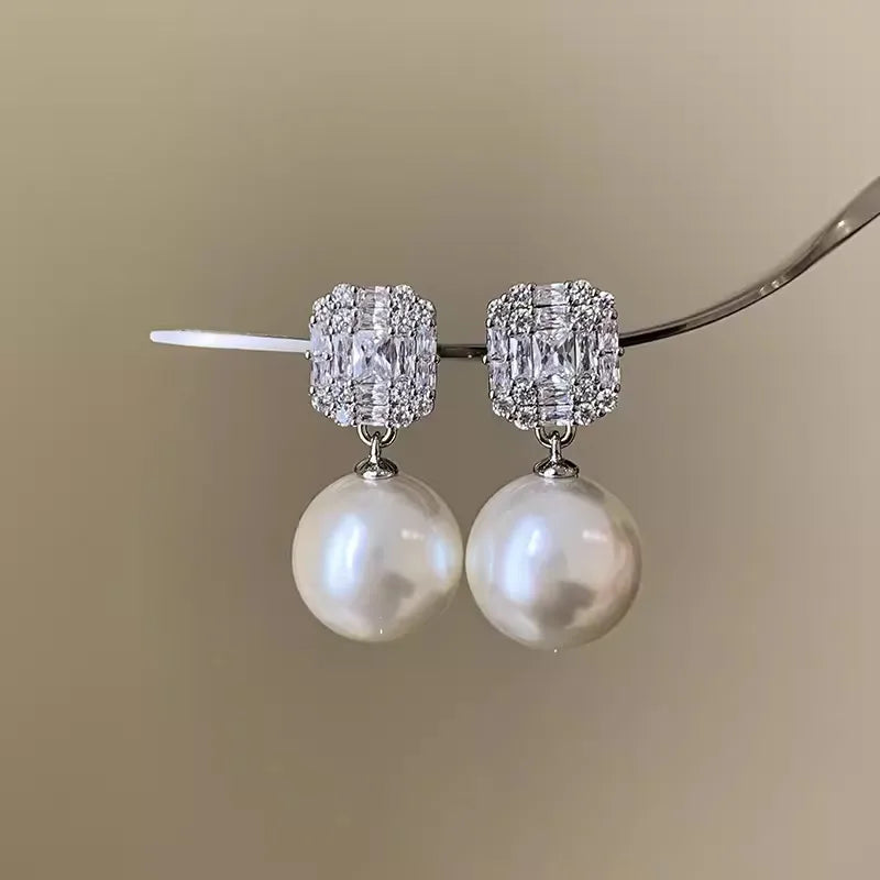 Aretes Perla Aleación