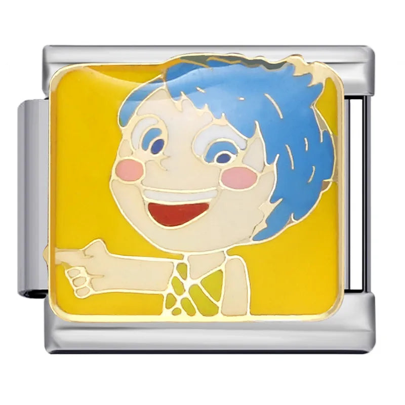 Charm Dibujos Animados Acero Titanio